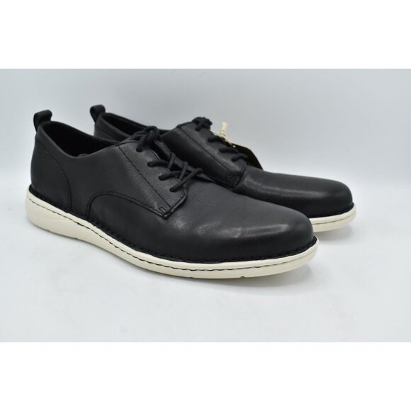 Born Mens Size 8.5 Todd Black Full Grain Leather Lace Up Casual Oxford Shoes main image 7